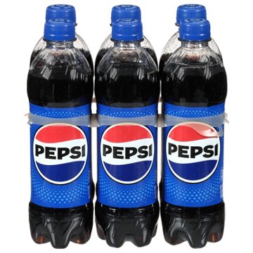 Pepsi Cola Soda 6 pk Bottles