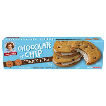Little Debbie Chocolate Chip Creme Pies, 8 ct