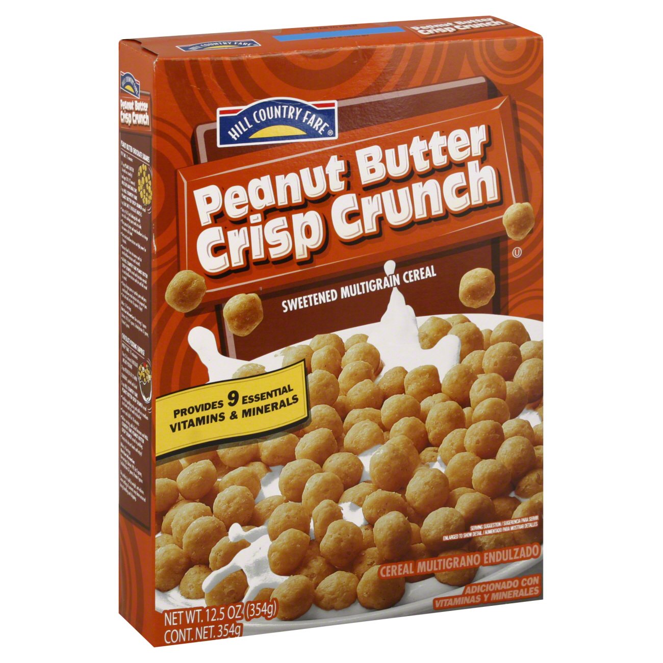 Hill Country Fare Peanut Butter Crisp Crunch Cereal - Shop Cereal At H-E-B