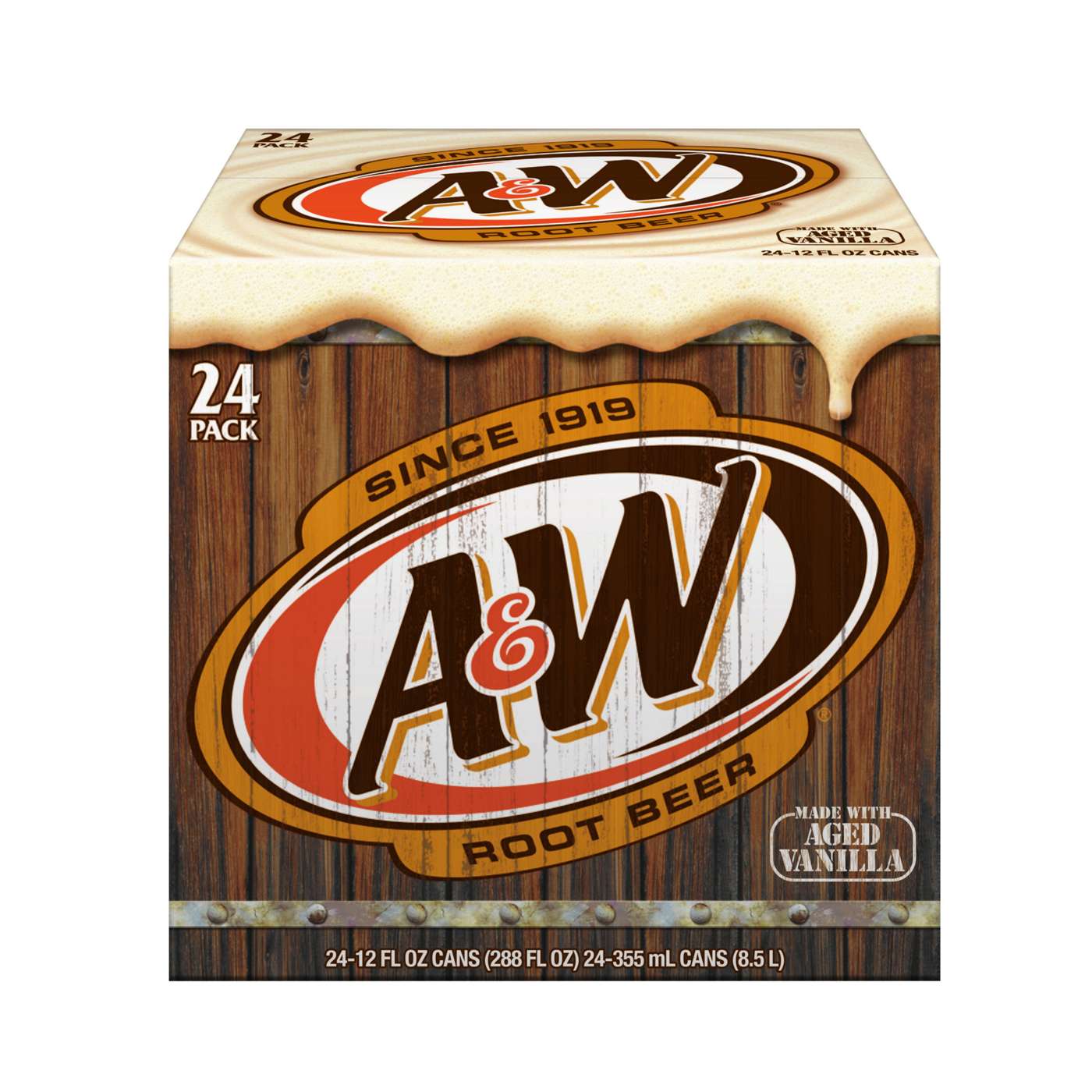 A&W Root Beer 12 oz Cans; image 2 of 2