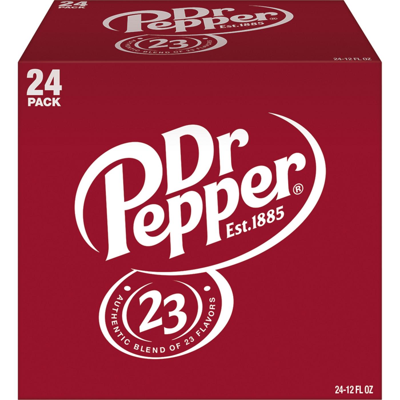Dr Pepper Soda 24 pk Cans; image 1 of 8