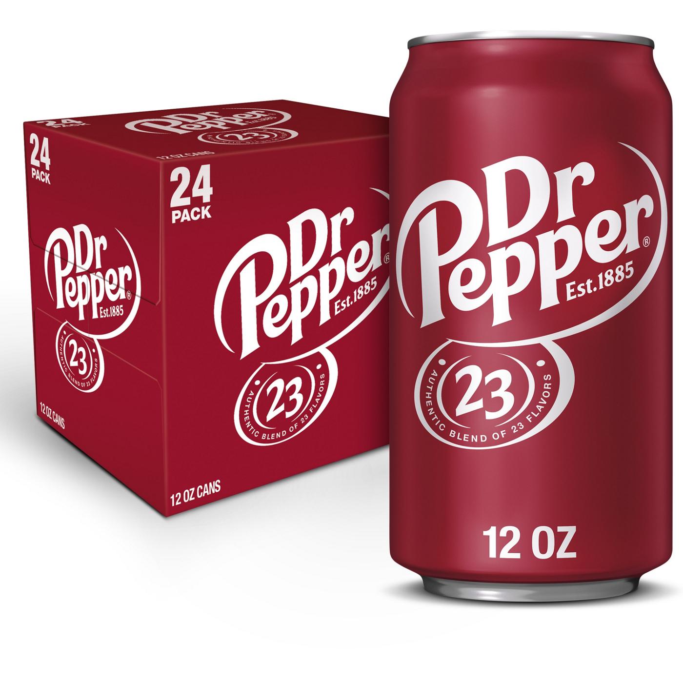 Dr Pepper Soda 24 pk Cans; image 4 of 8