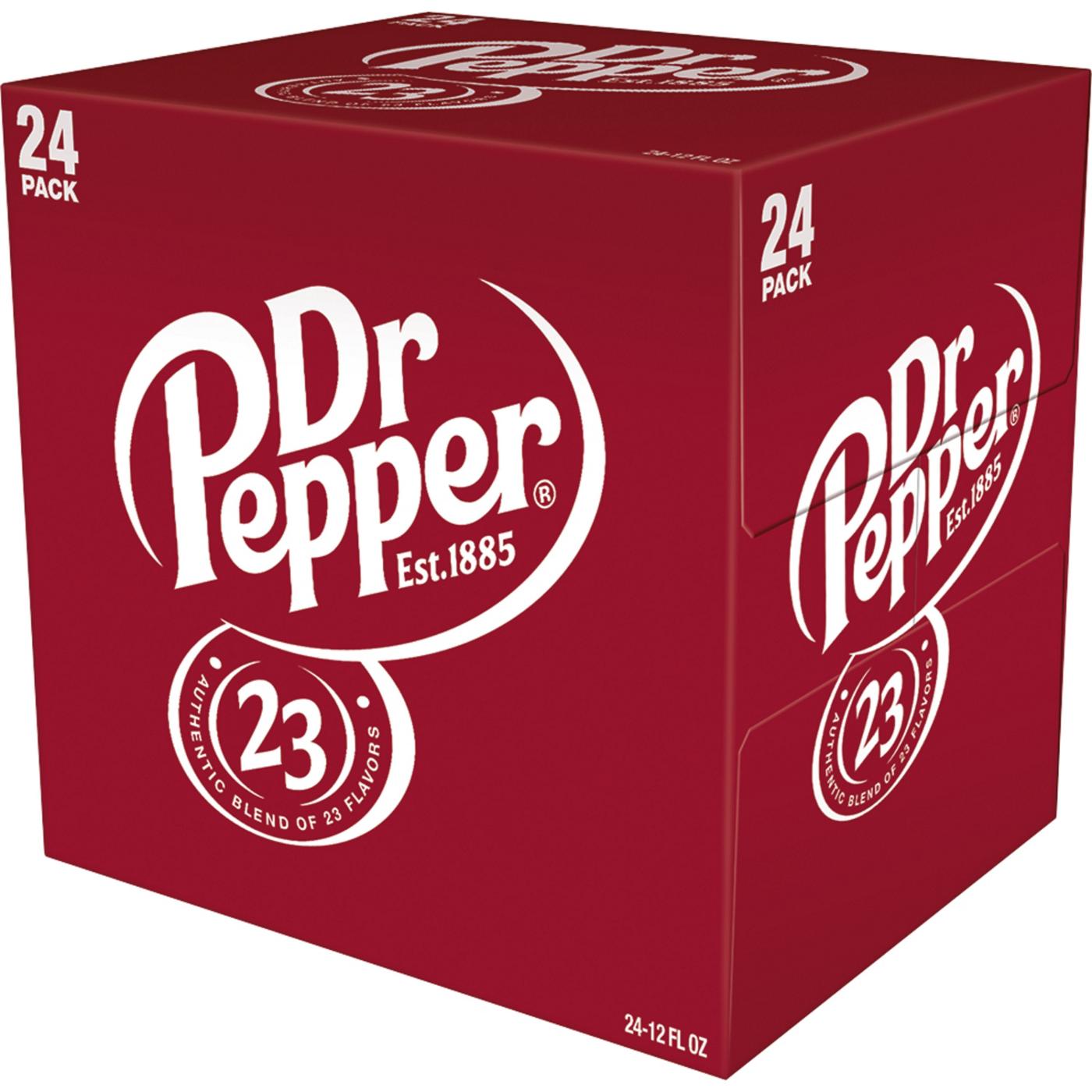 Dr Pepper Soda 12 oz Cans - Shop Soda at H-E-B