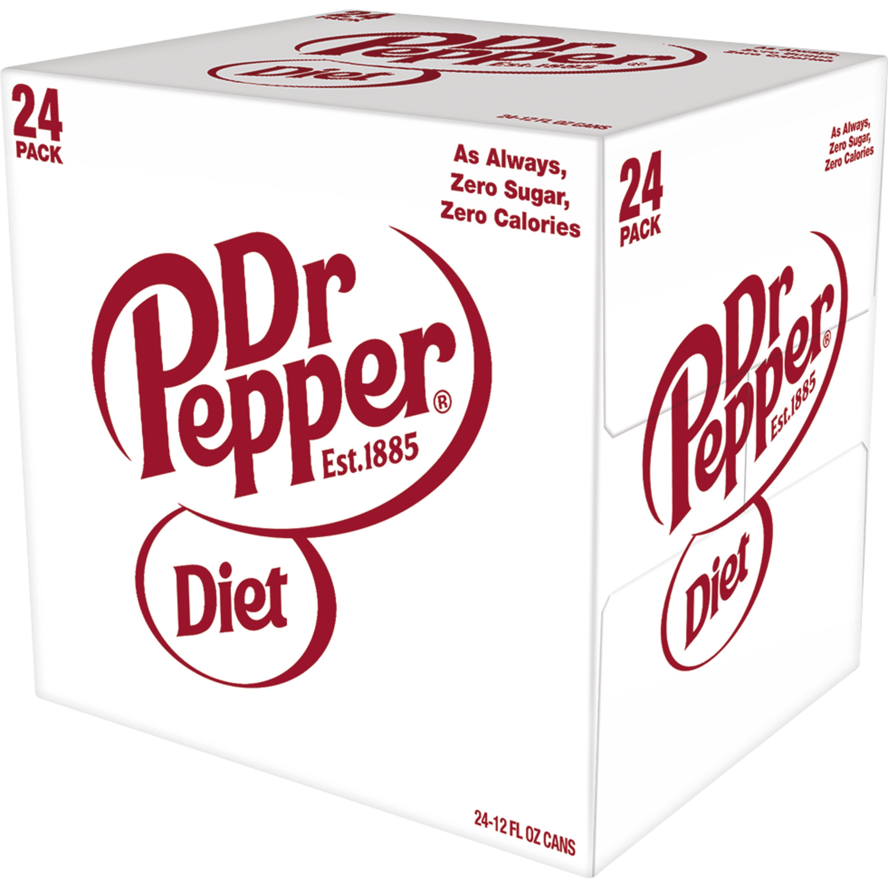 Dr Pepper Diet Soda 12 oz Cans - Shop Soda at H-E-B