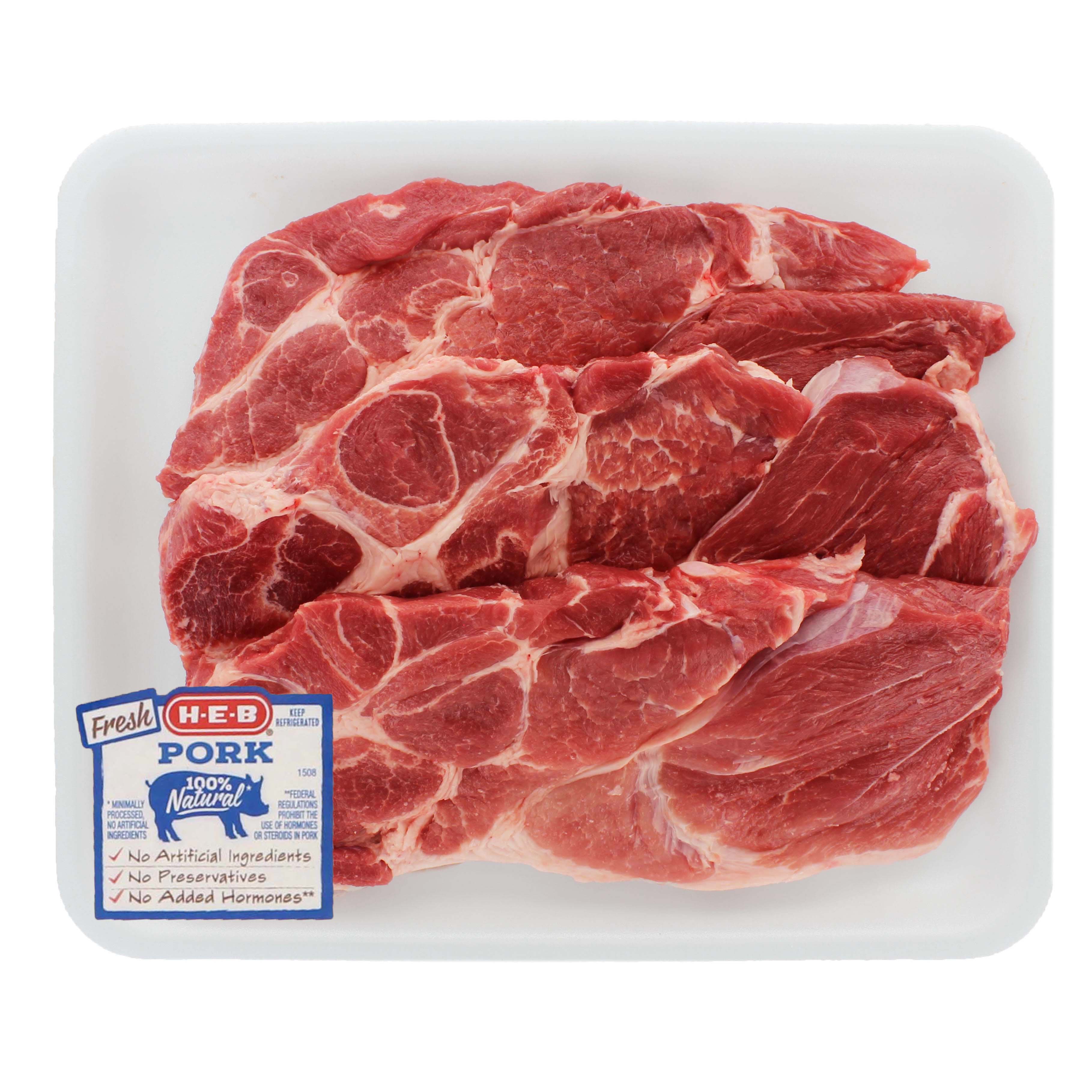HEB Boneless Pork Steaks, Thick Cut Value Pack Shop Pork at HEB