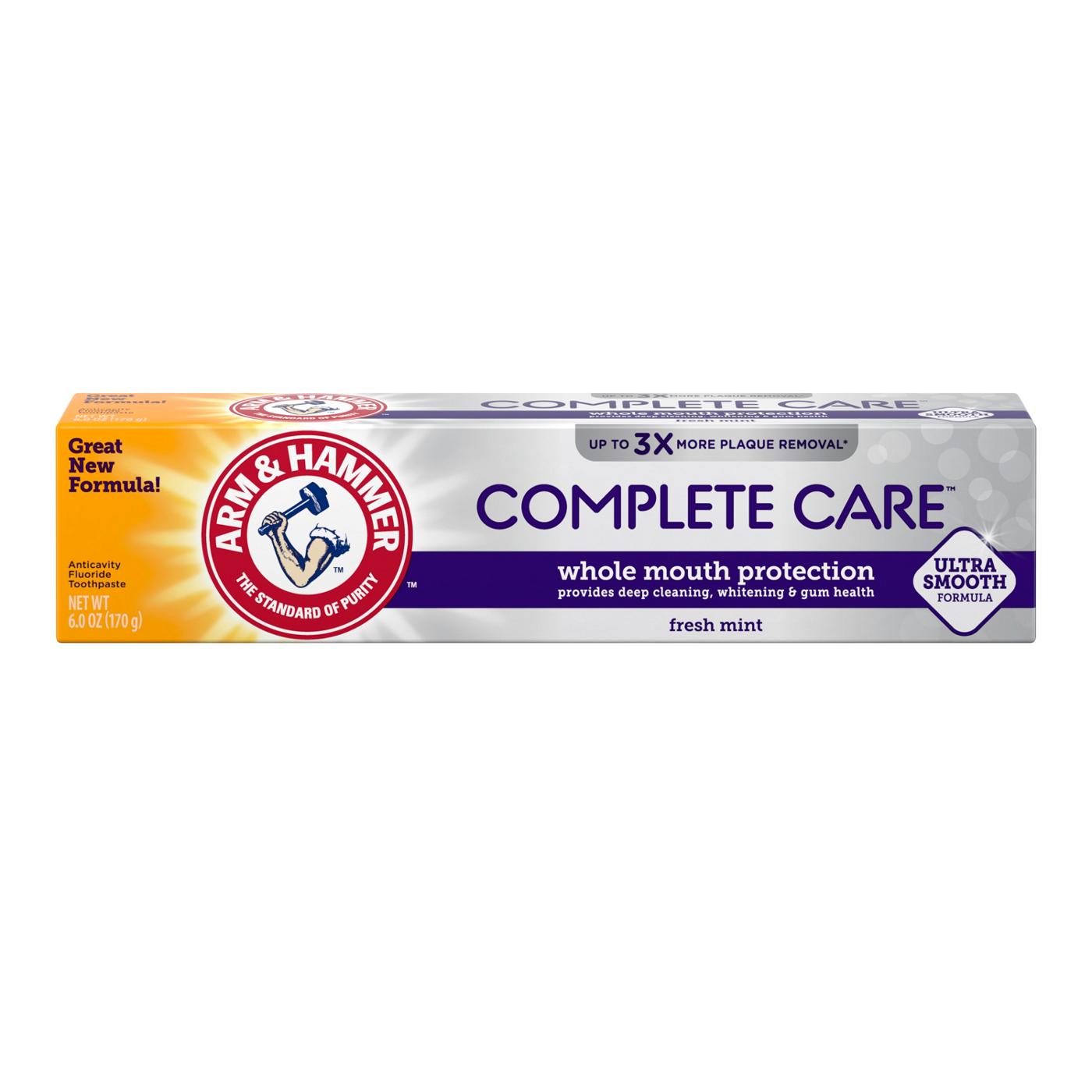 Arm & Hammer Complete Care Anticavity Fluoride Toothpaste – Fresh Mint; image 1 of 2