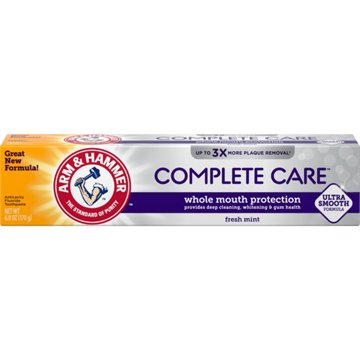 Arm & Hammer Complete Care Anticavity Fluoride Toothpaste – Fresh Mint, 6 oz