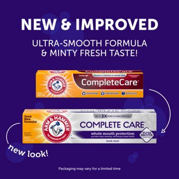 Arm & Hammer Complete Care Anticavity Fluoride Toothpaste – Fresh Mint, 6 oz