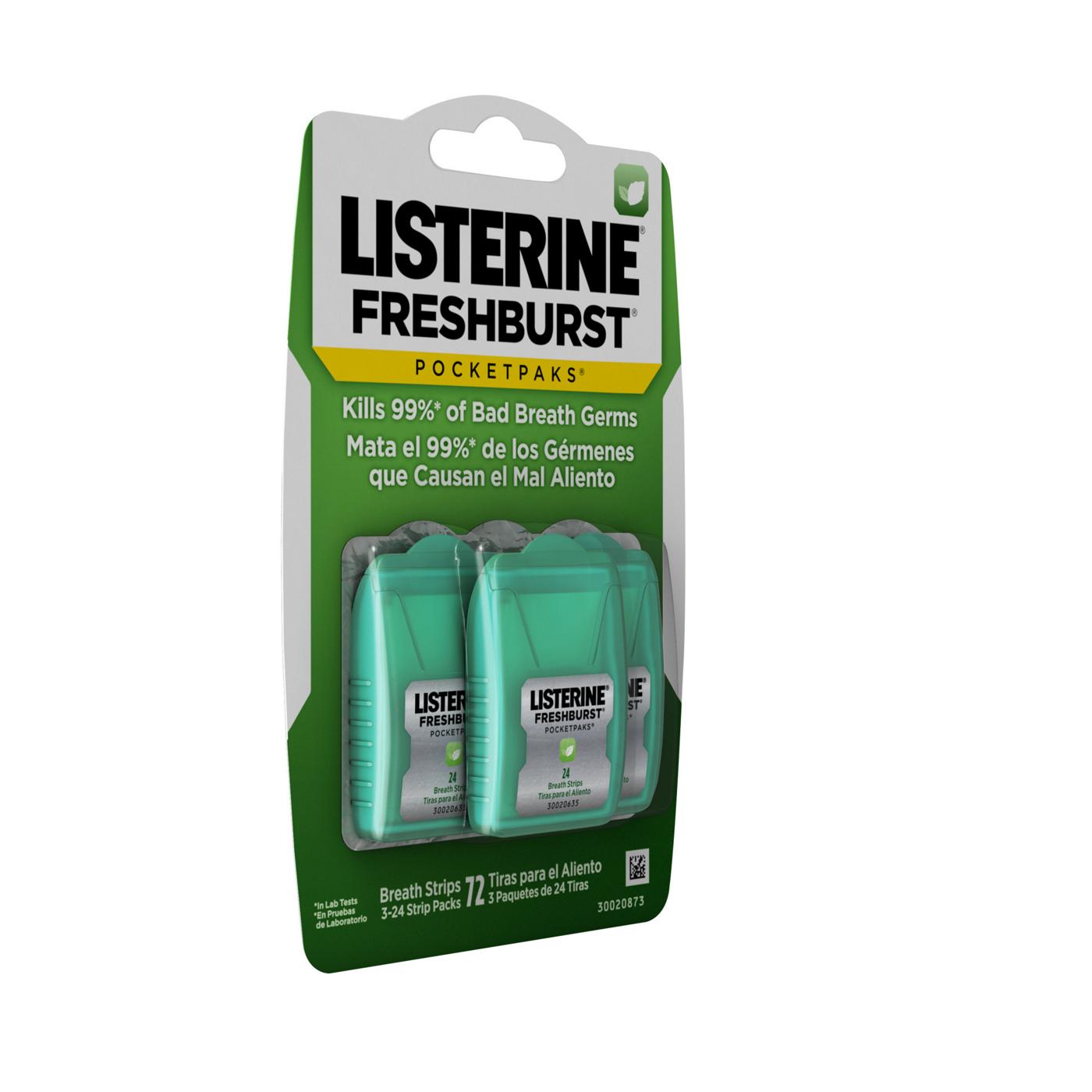 Listerine Freshburst Pocketpaks Breath Freshener Strips; image 2 of 7