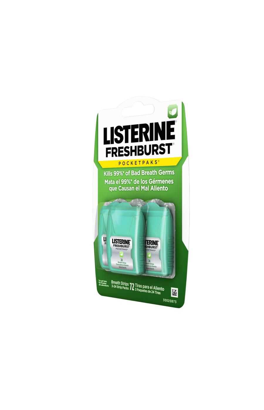 Listerine Listerine Pocketpaks Breath Strips - Freshburst, 3 Pk; image 5 of 5