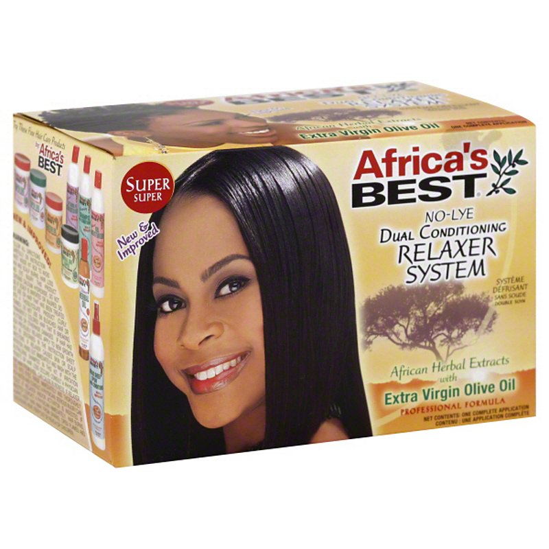 Africa's Best No-Lye Dual Conditioning Super Relaxer System - Shop Hair  Care at H-E-B