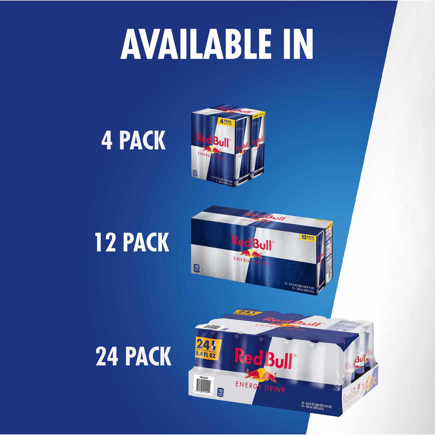 Red Bull Energy Drink 4 pk Cans; image 6 of 7