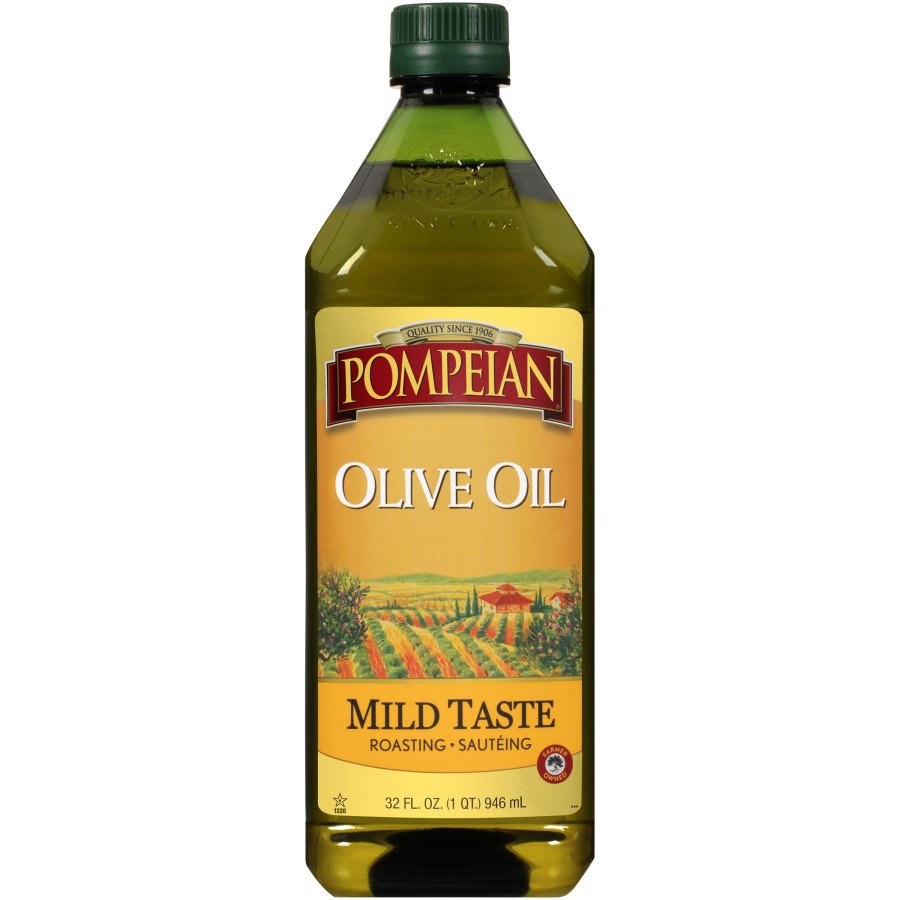 Pompeian Mild Classic Pure Olive Oil - Shop Oils at H-E-B