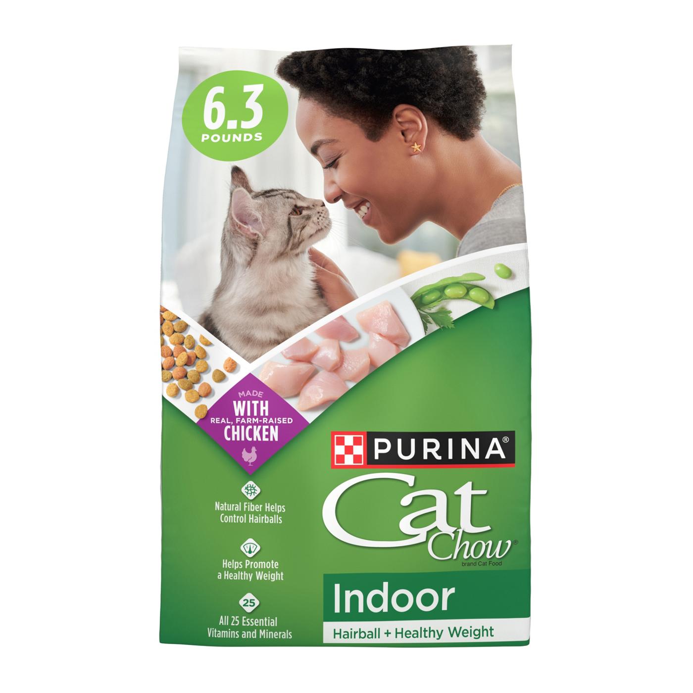 Cat Chow Purina Cat Chow Indoor Dry Cat Food, Hairball + Healthy Weight; image 1 of 6