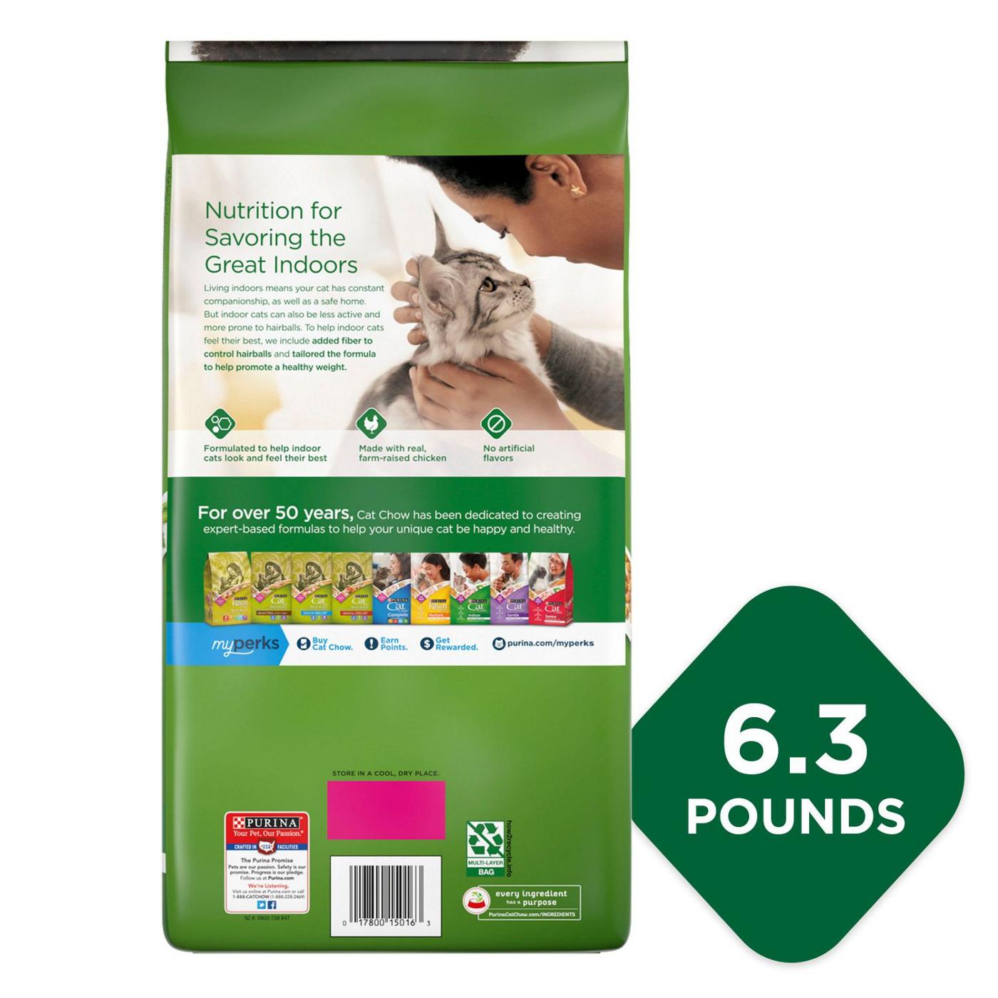 Cat Chow Purina Cat Chow Indoor Dry Cat Food, Hairball + Healthy Weight; image 2 of 6