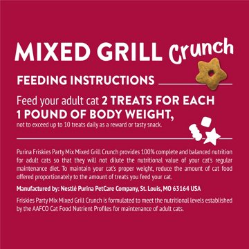 Friskies Purina Cat Treats Party Mix - Mixed Grill Crunch