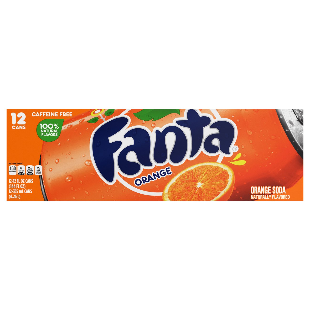 Fanta Caffeine Free Orange Soda 12 oz Cans - Shop Soda at H-E-B