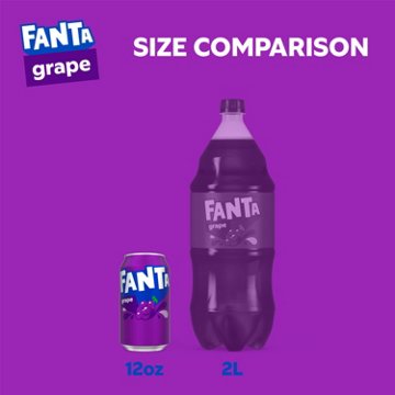Fanta Grape Soda Fridge Pack Cans 12 oz