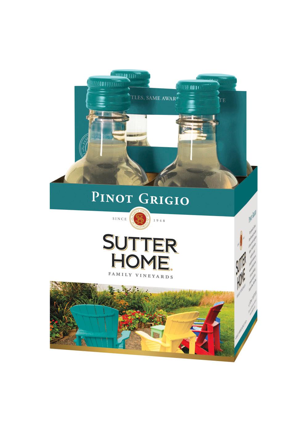 Sutter Home Family Vineyards Pinot Grigio 187 mL Bottles; image 1 of 7
