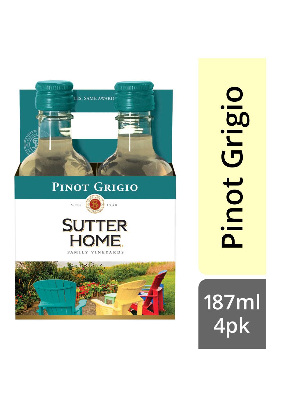 Sutter Home Family Vineyards Pinot Grigio 187 mL Bottles; image 2 of 7