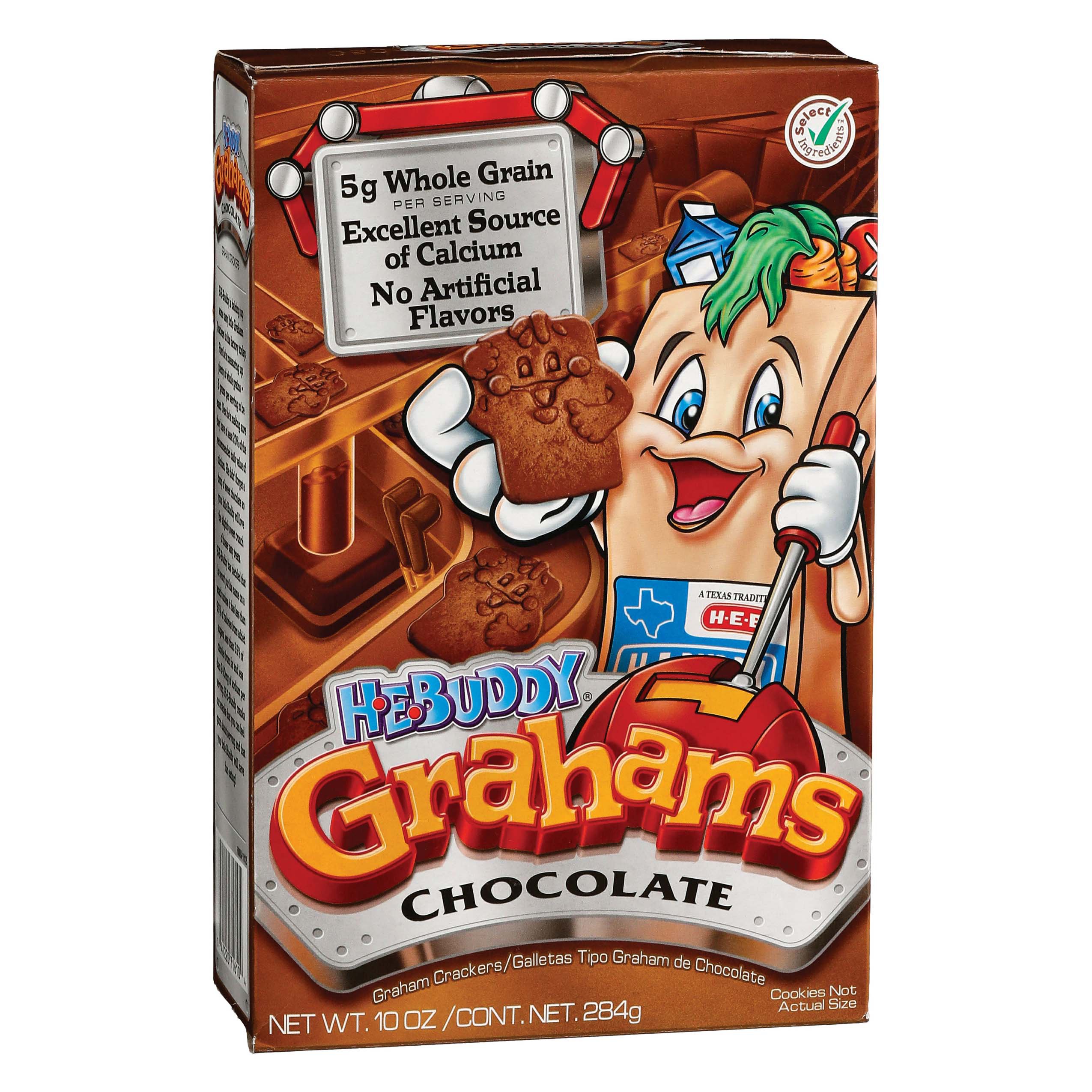 HEBuddy Chocolate Graham Crackers Shop Cookies at HEB
