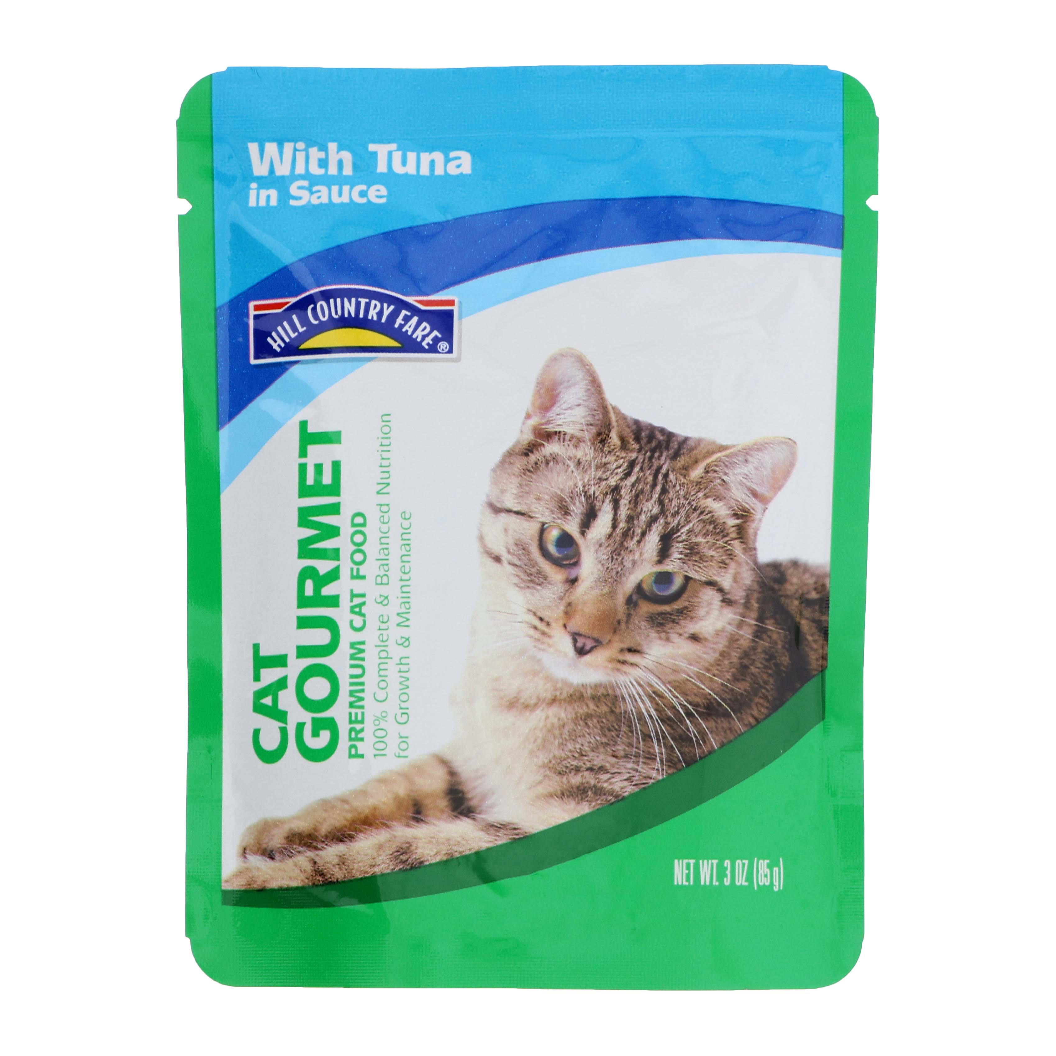 Hill Country Fare Cat Gourmet with Tuna in Sauce Premium Cat Food