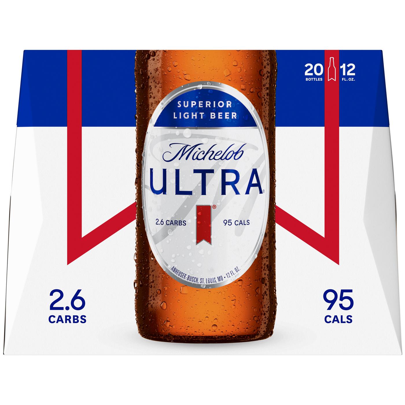 Michelob Ultra Beer 20 pk Bottles; image 2 of 2