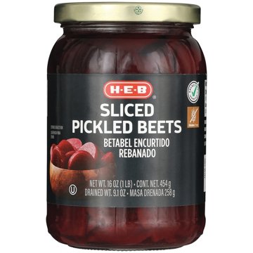 H-E-B Sliced Pickled Beets, 16 oz