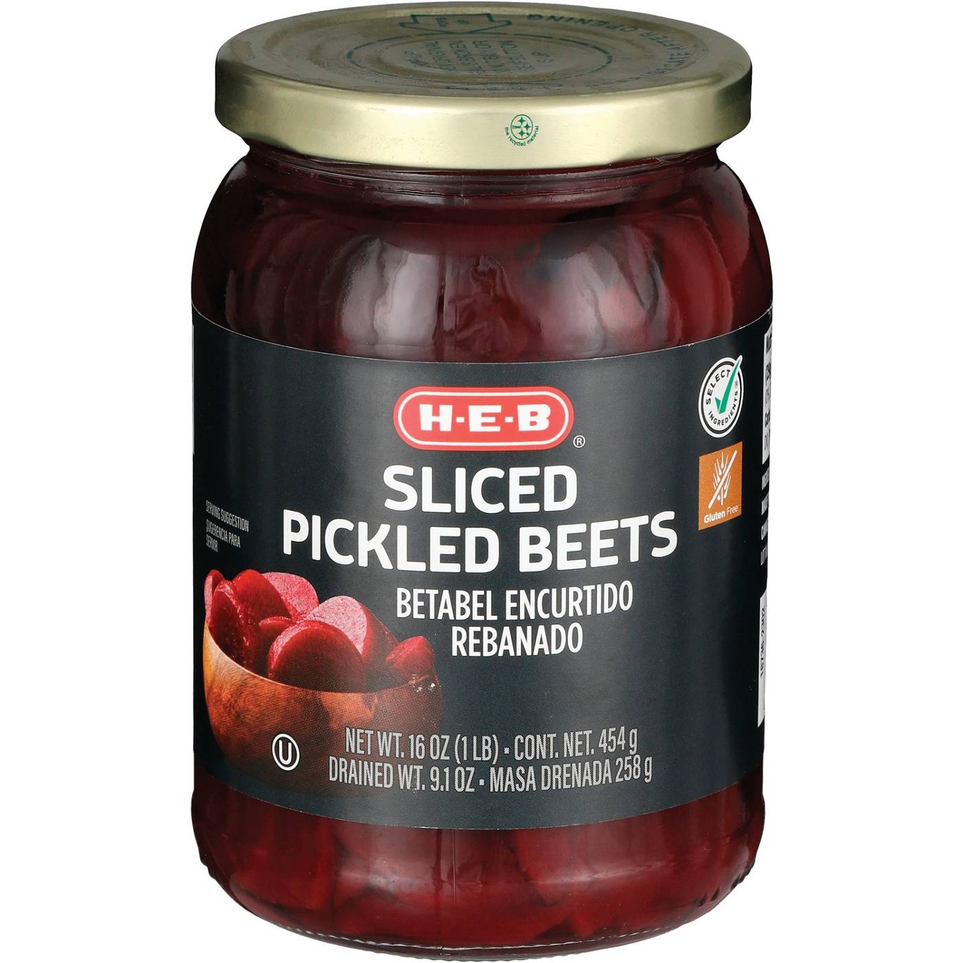 H-E-B Sliced Pickled Beets; image 2 of 2