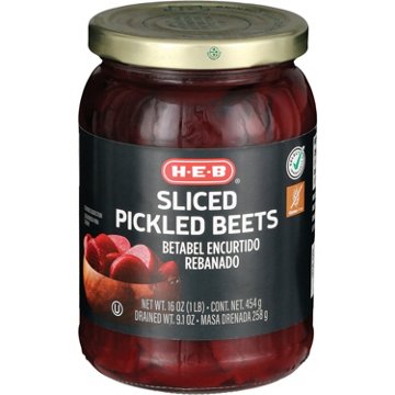 H-E-B Sliced Pickled Beets, 16 oz