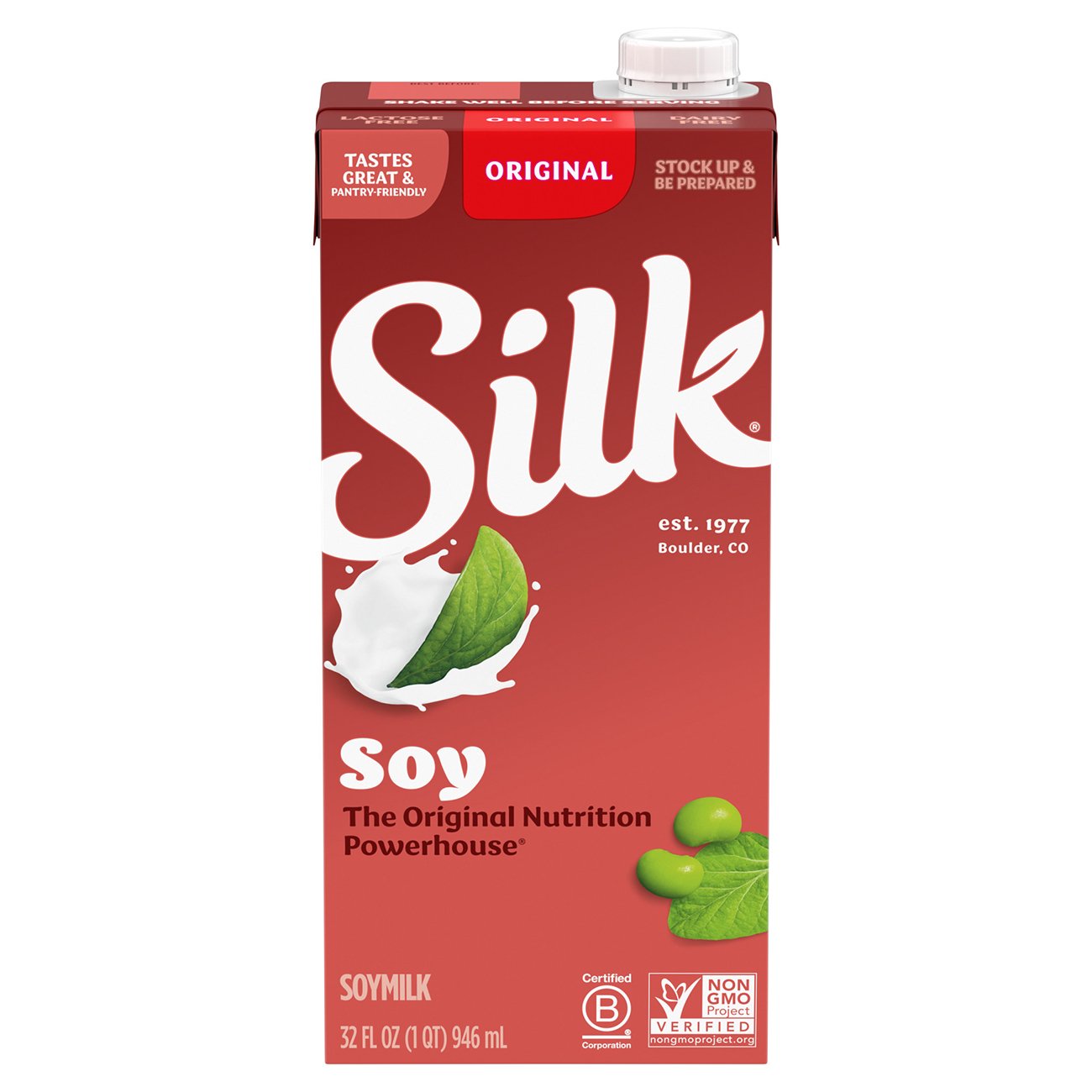 Silk Natural Original Soy Milk Shop Milk at HEB