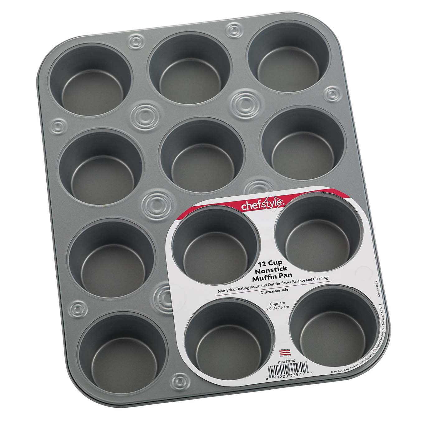 chefstyle 12 Cup NonStick Muffin Pan Shop Pans & dishes at HEB