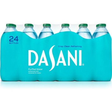 Dasani Purified Water Bottles Enhanced With Minerals, 16.9 oz
