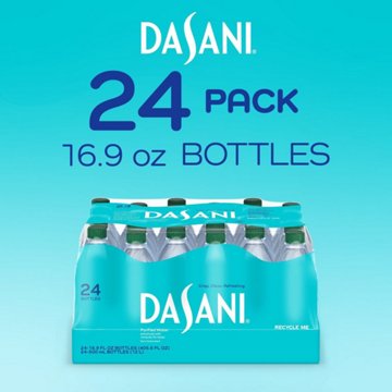 Dasani Purified Water Bottles Enhanced With Minerals, 16.9 oz