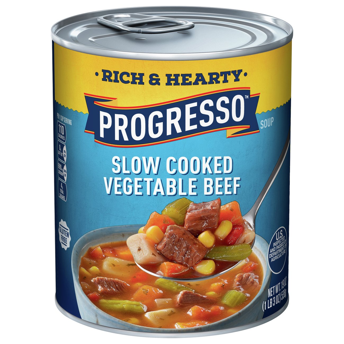 Progresso Progresso Rich & Hearty Soup Slow Cooked Vegetable Beef ...