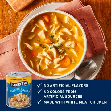 Progresso Rich & Hearty Chicken & Homestyle Noodles Soup