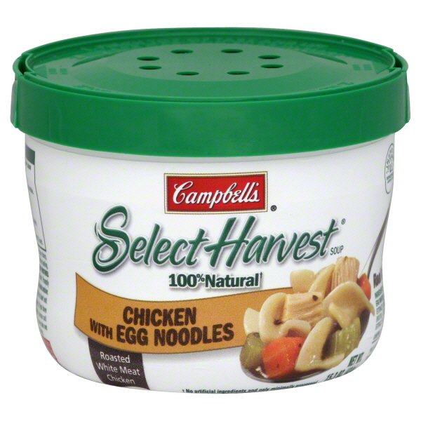 Campbells Select Harvest Chicken With Egg Noodles Soup Shop Soups And Chili At H E B 