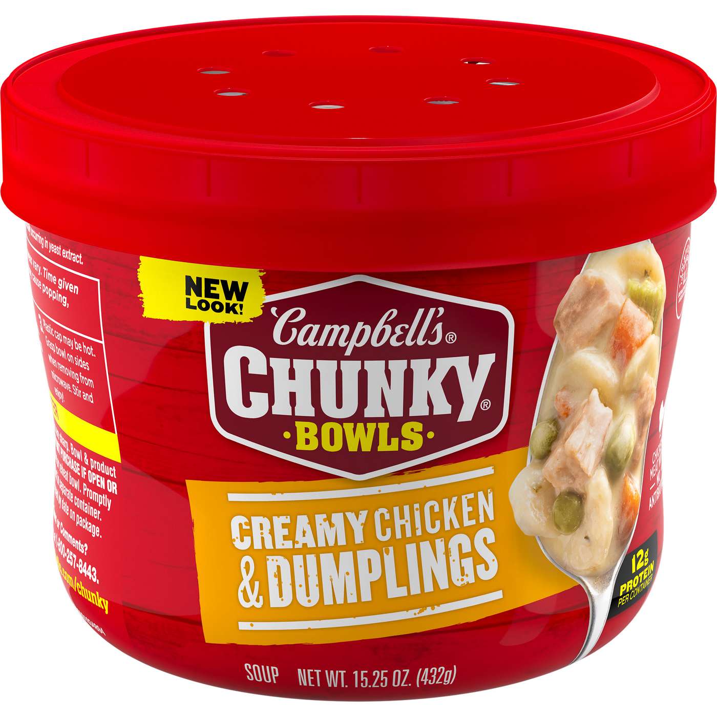 Campbell's Chunky Creamy Chicken & Dumplings Soup; image 1 of 9