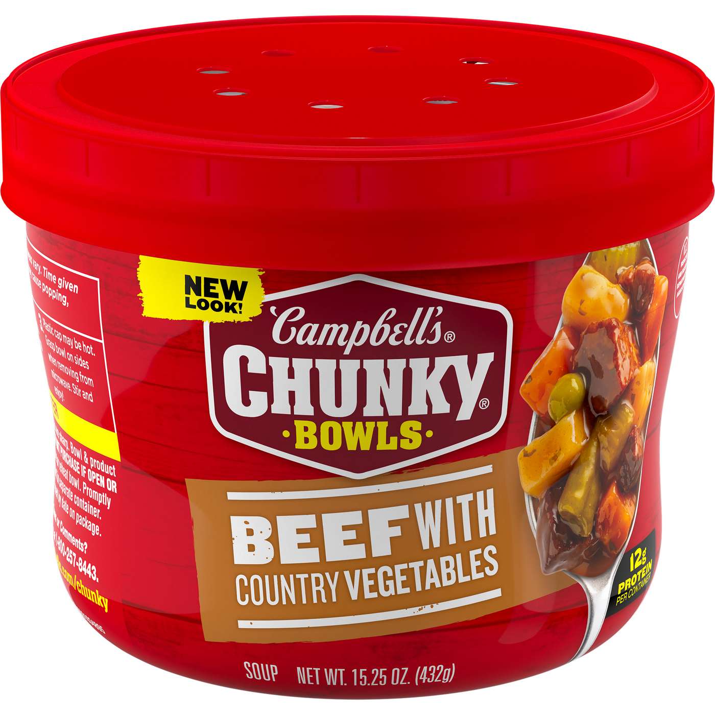 Campbell's Chunky Beef Soup with Country Vegetables; image 1 of 9