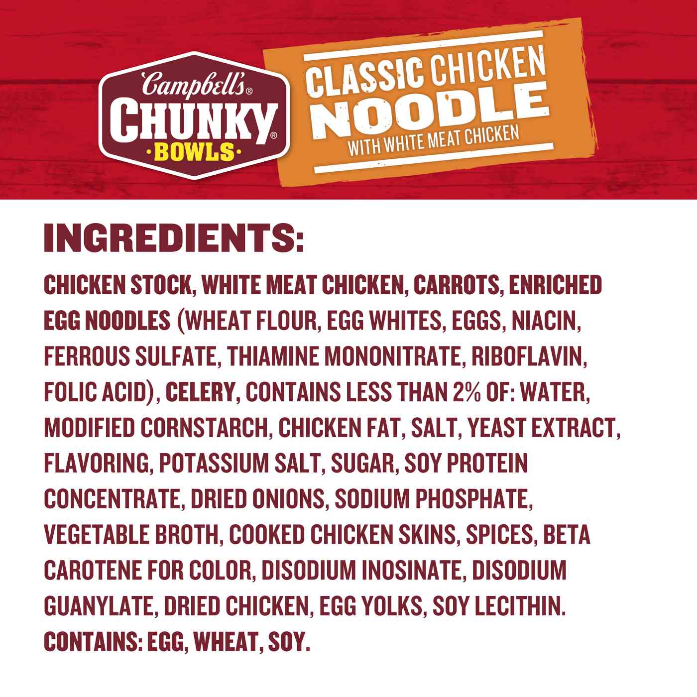 Campbell's Chunky Classic Chicken Noodle Soup; image 5 of 8