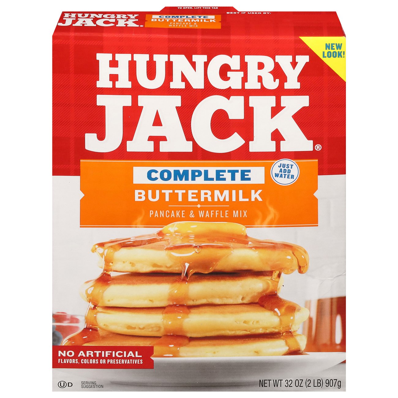 Hungry Jack Complete Buttermilk Pancake & Waffle Mix - Shop Pancake Mixes  at H-E-B