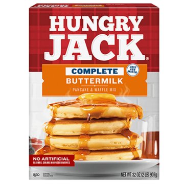 Hungry Jack Complete Buttermilk Pancake & Waffle Mix, 32 oz