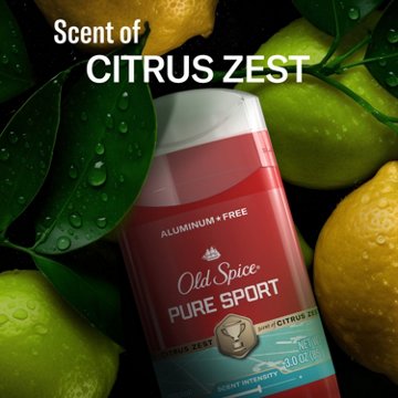 Old Spice Men's Deodorant Aluminum-Free, Pure Sport