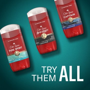 Old Spice Men's Deodorant Aluminum-Free, Pure Sport