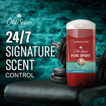 Old Spice Men's Deodorant Aluminum-Free, Pure Sport