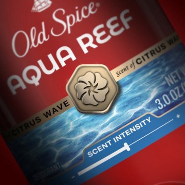 Old Spice Red Collection Deodorant for Men, Aqua Reef Scent, Aluminum Free, 3.0oz