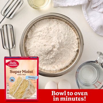 Betty Crocker Super Moist Vanilla Cake Mix, 13.25 oz