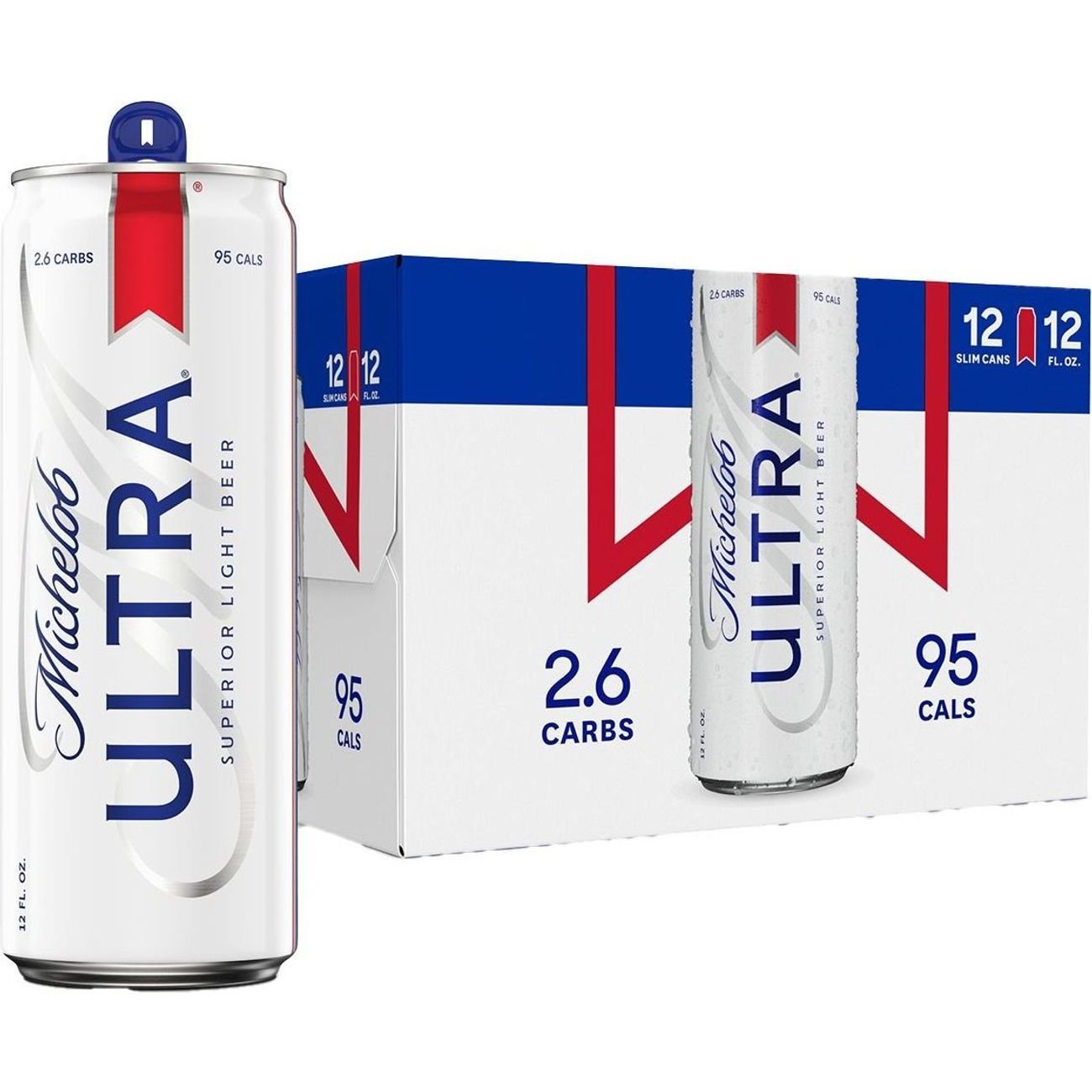 Michelob ULTRA Superior Light American Lager Beer 12 pk Cans
