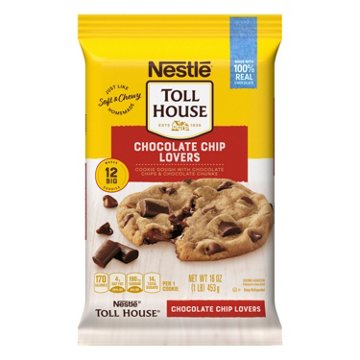 Nestle Toll House Toll House Cookie Dough - Chocolate Chip Lovers, 16 oz