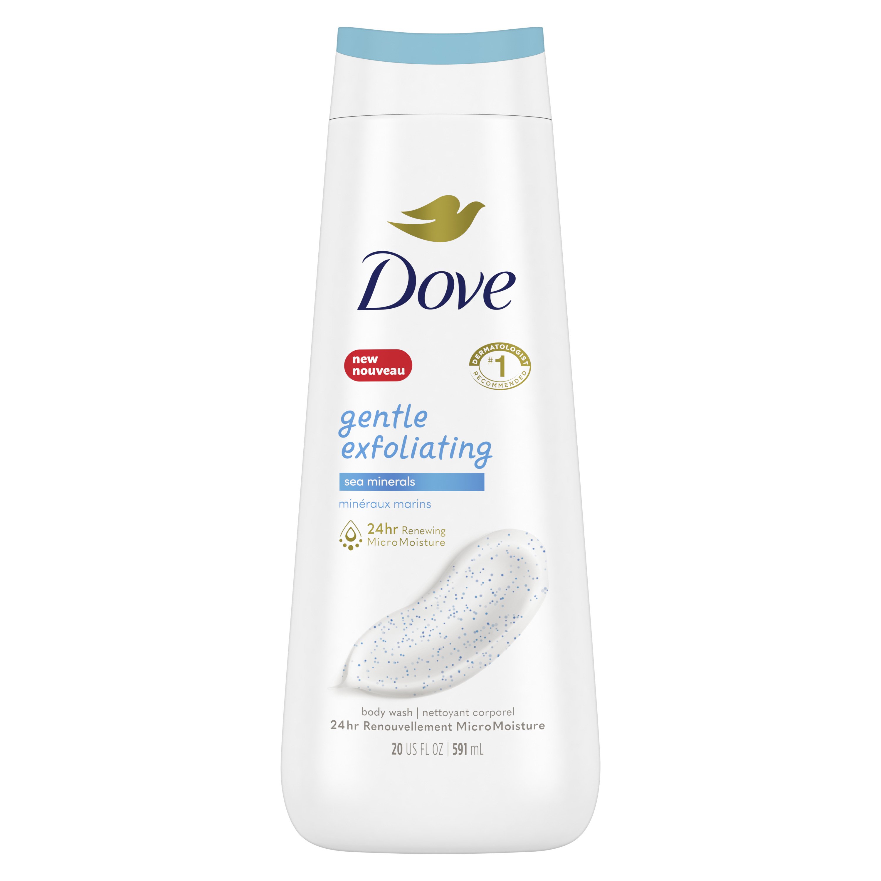 Dove Gentle Exfoliating with Sea Minerals Body Wash - Shop Cleansers ...